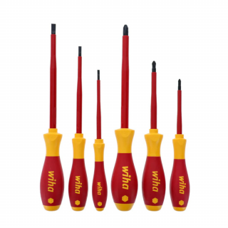 WiHa 6 Piece Insulated SoftFinish Screwdriver Set